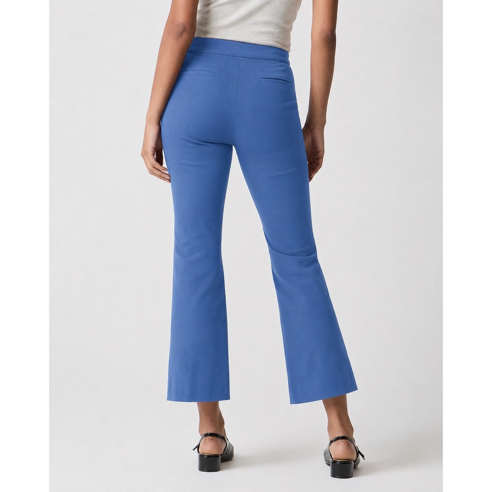 J.Crew Kelsey Pant Women 6P Blue Cropped Wide Leg BG358 Preppy Coastal - Picture 12 of 12